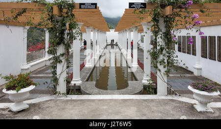 Kundasang war memorial to the British and Australian prisoners who died in Sandakan and on the Ranau death marches during World War 2. Stock Photo