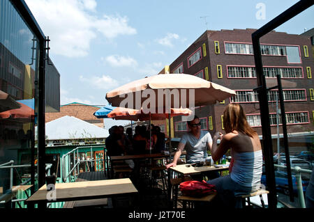 Trendy Maboneng District in downtowm Johannesburg Central Business District Gauteng Province South Africa Stock Photo