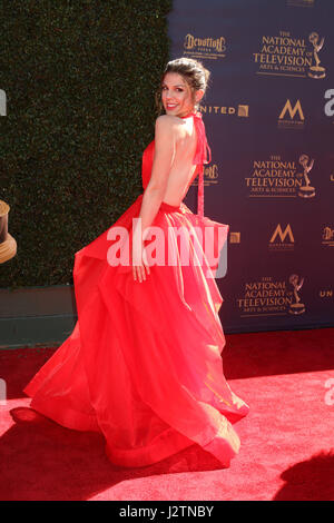 Pasadena, CA, USA. 30th Apr, 2017. LOS ANGELES - APR 30: Kate Mansi at the 44th Daytime Emmy Awards - Arrivals at the Pasadena Civic Auditorium on April 30, 2017 in Pasadena, CA Credit: Kathy Hutchins/via ZUMA Wire/ZUMA Wire/Alamy Live News Stock Photo