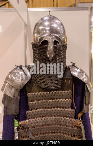 Knight Armour. Clothes military. Knight's clothing. Stock Photo