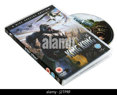 King Kong DVD - the 2005 Peter Jackson version Stock Photo