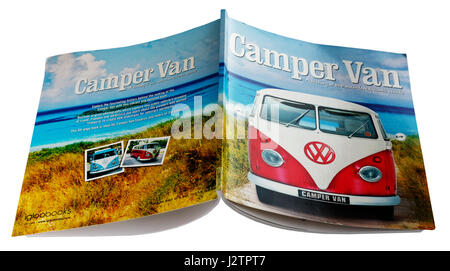 A book about the VW Camper Stock Photo
