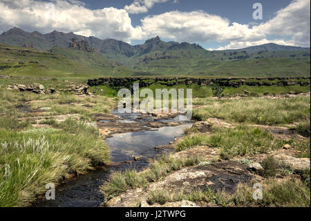 Underberg rivers Stock Photo