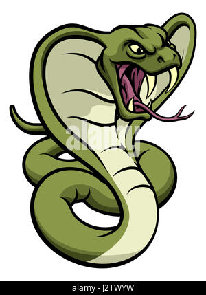 Cobra viper snake attacking cartoon hi-res stock photography and images -  Alamy
