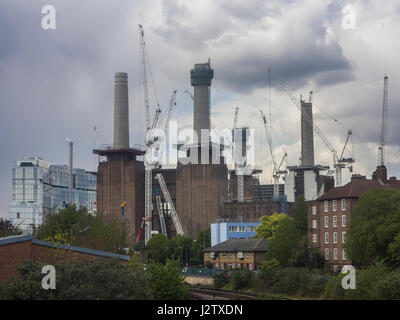 2017 - continued development of Battersea Power Station Stock Photo