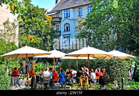 Cafe Wintergarten in the Literaturhaus on Fasanenstrasse near Kurfurstendamm Berlin Germany Stock Photo