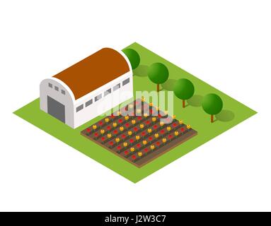 rural landscape with nature Stock Vector