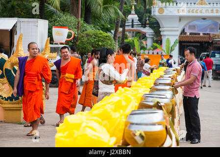 Wat Ongteu, Vientiane Stock Photo
