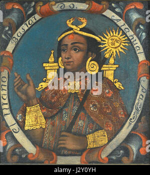 Brooklyn Museum - Atahualpa, Fourteenth Inca, 1 of 14 Portraits of Inca Kings - overall Stock Photo