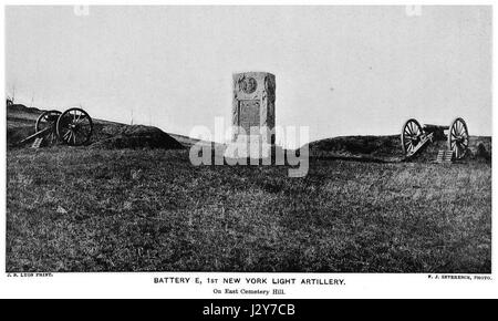 Battery E, 1st NY Artillery p1218 Stock Photo