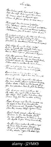 This is the signature of the French poet Arthur Rimbaud, one of the ...