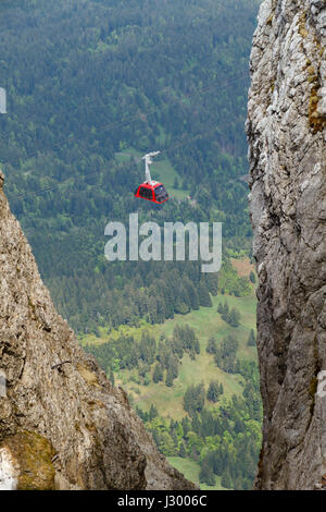 Cable car on Mt Pilatus, Lucerne, Switzerland Stock Photo