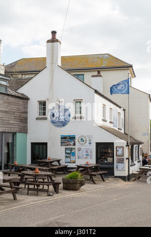 The Cove pub and the village post office at Hope Cove, Devon , England ...