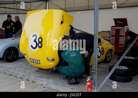 1961 Austin Healey Sebring Sprite with driver Richard Woolmer during ...