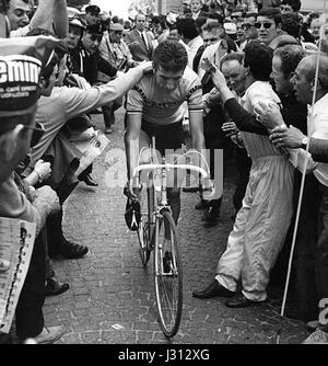14 Luglio 1965 🟡 Gimondi vince il Tour de France Felice Gimondi con Poulidor e Gianni Motta