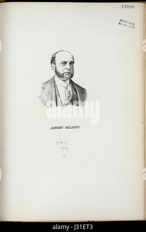 August Belmont (NYPL Hades-255464-431371) Stock Photo