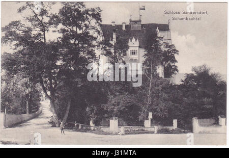 AK Schloss Sandersdorf Schambachtal Stock Photo Alamy