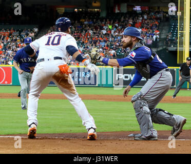 Houston Astros center fielder Jose Siri (26) bags in the bottom of the  fifth inning of the MLB game between the Houston Astros and the Seattle  Mariner Stock Photo - Alamy