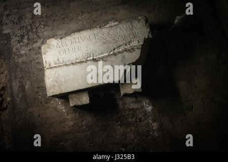 Rome, Italy. 02nd May, 2017. Rome, May 2, 2017 Press conference ' The revival of the Augustus Mausoleum' to present the start of the secon part the restoration work Tiberius. in the pictured Augustus Mausoleum Credit: Andrea Ronchini/Alamy Live News Stock Photo