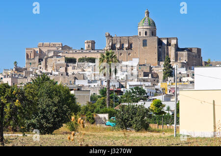 Panoramic view of Oria. Puglia. Italy. Stock Photo