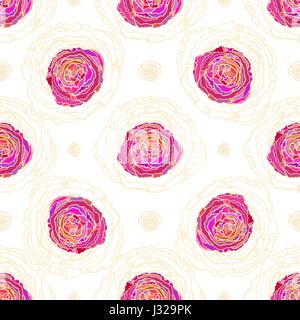 Pattern roses Stock Vector