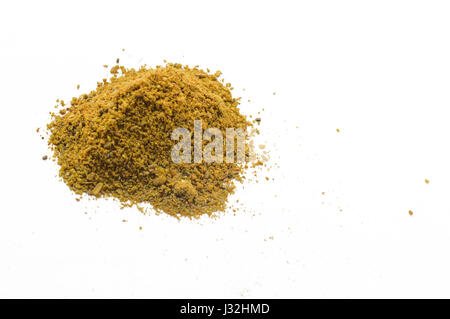 cumin powder isolated on white Stock Photo