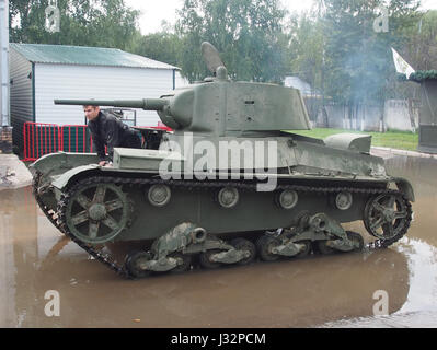 T-26 in the Kubinka Tank Museum pic2 Stock Photo