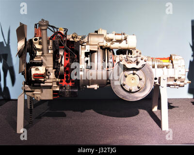 1967 NSU RO80 Rotary engine photo2 Stock Photo - Alamy