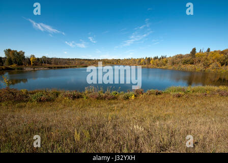 Marshs lake, Spruce Woods Provincial Park, Manitoba, Canada Stock Photo