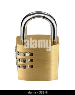 Number combination lock Stock Photo