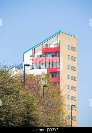 The Byker wall estate in Byker, Newcastle upon Tyne, England, UK Stock Photo