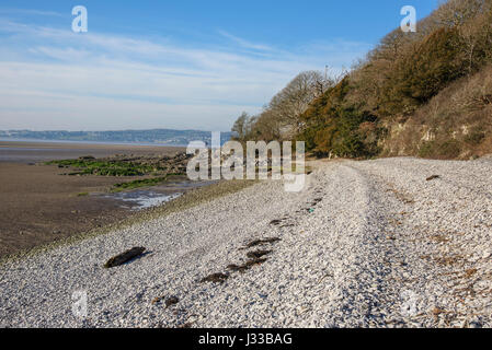 View of Morecambe Bay from Far Arnside, Cumbria, England. Stock Photo