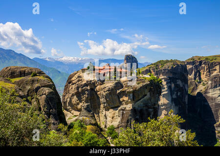 view on one of the Meteora monasteries Stock Photo