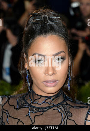 La La Anthony attending The Metropolitan Museum of Art Costume