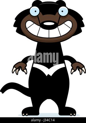 A cartoon illustration of a Tasmanian devil looking sad Stock Vector ...