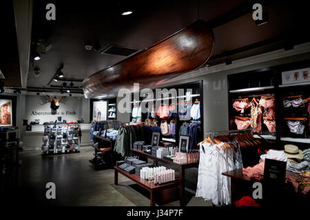 Inside Abercrombie & Fitch, Boston capital of Massachusetts, United States, USA, Stock Photo