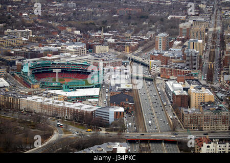 Boston Red Socks stadium Fenway Park, Massachusetts, United States, USA, Stock Photo