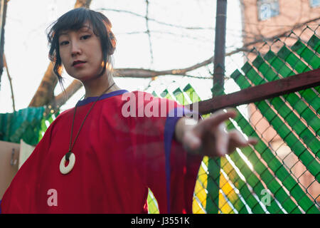 Portrait of a beautiful young woman Stock Photo