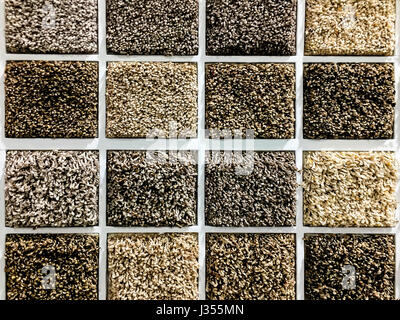 Samples of collection carpet, for backgrounds or textures Stock Photo