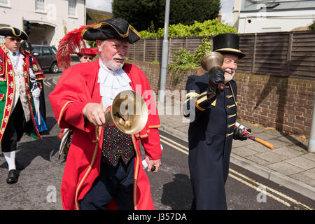 This event was originally part of the Blandford Forum Georgian Fayre for many years but is now held every two years here in Wimborne Minster.  The com Stock Photo