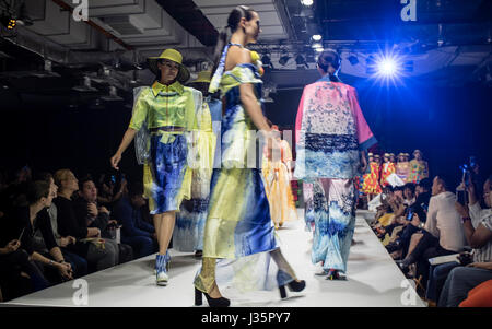 Kuala Lumpur, Malaysia. 2nd May, 2017. Day two of Mercedes STYLO Asia Fashion Festival 2017 in Kuala Lumpur. © Danny Chan/Alamy Live News.