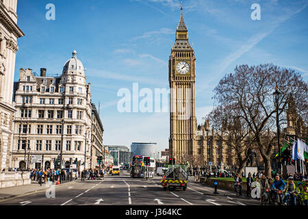 Big Ben Parliament Square London Stock Photo