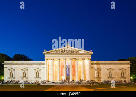 Munich, Germany - June 7, 2016: The Glyptothek, a museum commissioned by the Bavarian King Ludwig I to house his collection of Greek and Roman sculptu Stock Photo