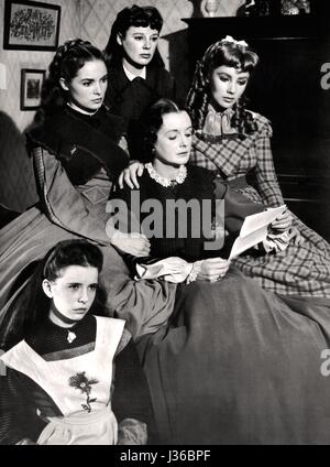 Little Women  Year : 1949 - USA  Elizabeth Taylor, June Allyson, Mary Astor, Janet Leigh, Margaret O'Brien  Director: Mervyn LeRoy.  It is forbidden to reproduce the photograph out of context of the promotion of the film. It must be credited to the Film Company and/or the photographer assigned by or authorized by/allowed on the set by the Film Company. Restricted to Editorial Use. Photo12 does not grant publicity rights of the persons represented. Stock Photo