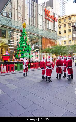 View of Christmas decorations in Sydney, Australia Stock Photo - Alamy