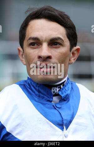 Jockey Silvestre de Sousa after his winning ride on Sweet Selection in the  Longines Sagaro Stakes during the Discover Ascot Raceday at Ascot Racecourse. PRESS ASSOCIATION Photo. Picture date: Wednesday May 3, 2017. See PA story RACING Ascot. Photo credit should read: Adam Davy/PA Wire. Stock Photo