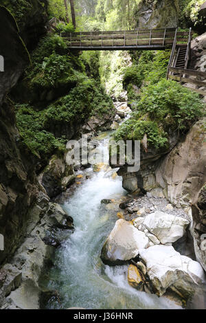Italy, Tyrol, Gilfenklamm near Sterzing, Cascade di Stanghe, Stock Photo