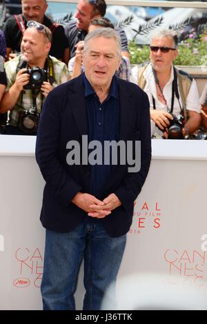 Robert De Niro  Photocall of the film 'Hands of stone'  69th Cannes Film Festival  May 16, 2016 Stock Photo