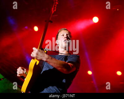 Giessen, Germany. 25th August, 2016. Joris, German singer-songwriter, real name Joris Ramon Buchholz, opening concert at Gießener Kultursommer 2016, Klosterruine Schiffenberg/Giessen/Germany --- Fotocredit: Christian Lademann Stock Photo