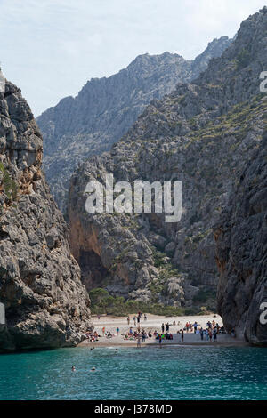 Sa Calobra Gorge, Serra de Tramuntana, Mallorca, Spain Stock Photo